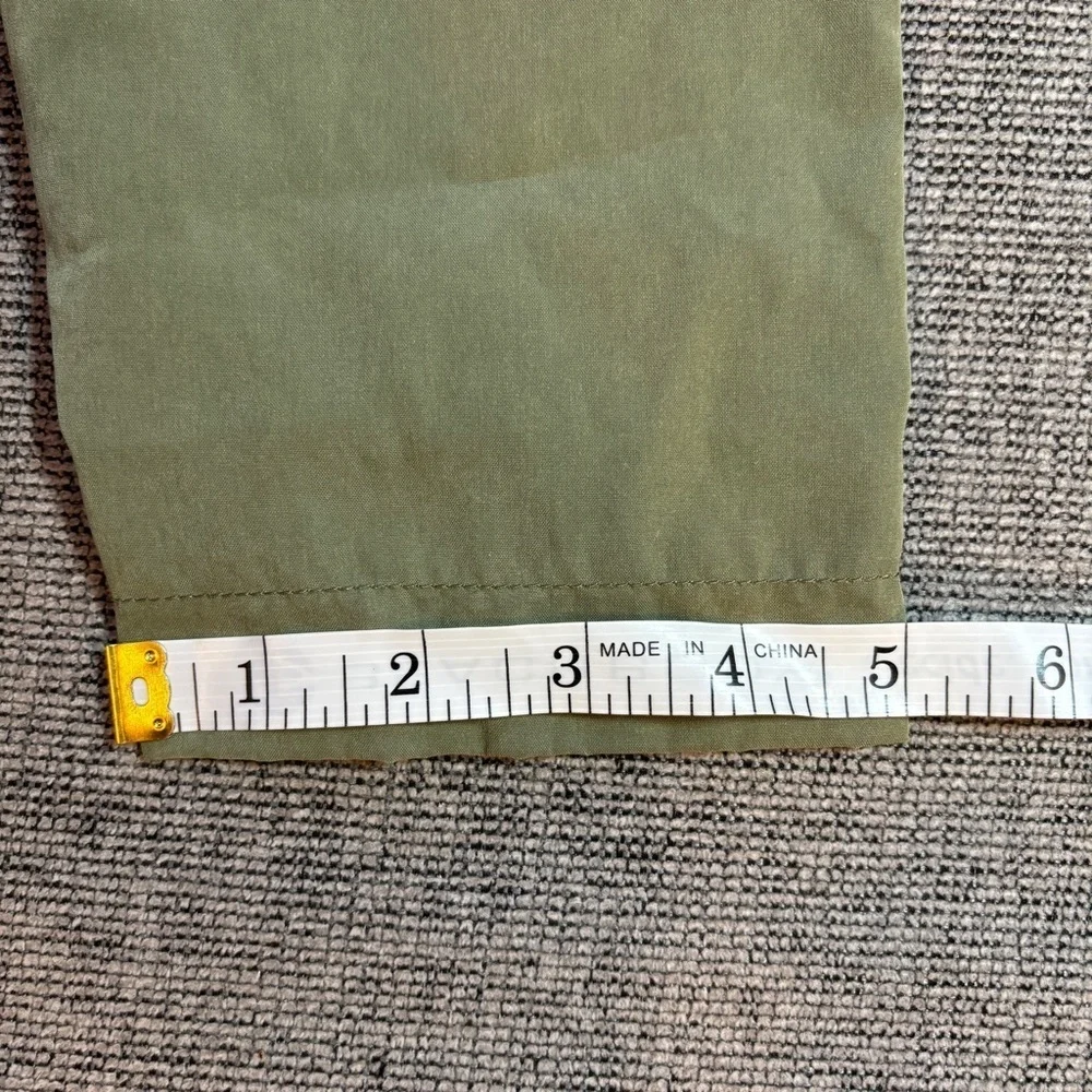 DC Clothing Men's Soft Shell Full Zip Hooded Jacket Size Small Olive Green